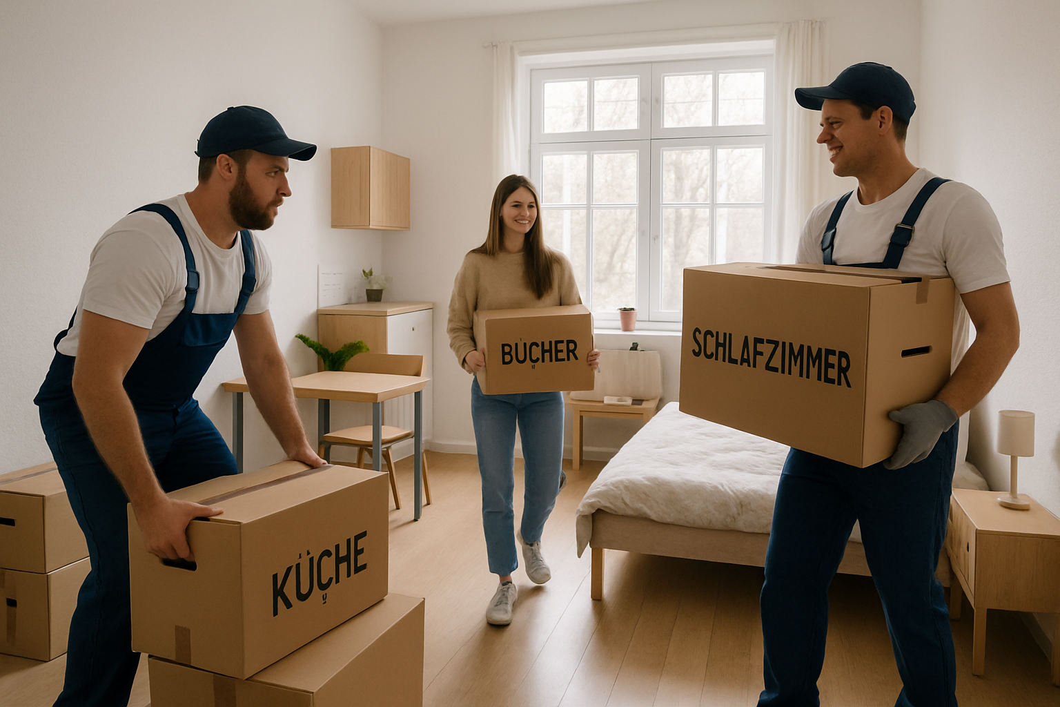Kleiner Studentenumzug in Berlin – 1-Zimmer-Wohnung